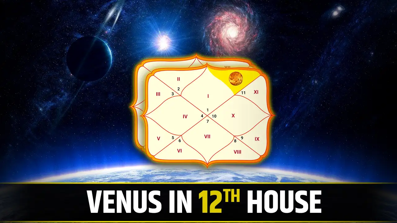 Venus in 12th House in Vedic astrology